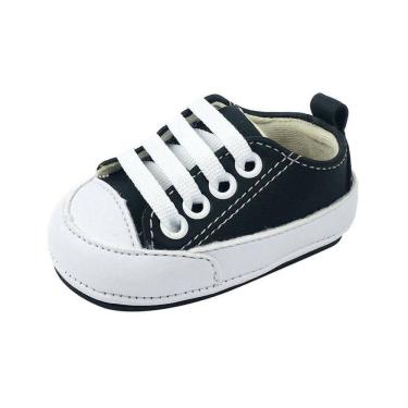 Imagem de Sapatinhos Bebê-Tenis recém-nascido primeiros passos 14ao20 Forro tecido espumado 1001C