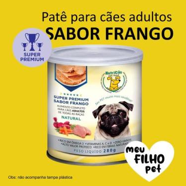 Imagem de Patê Natural Super Premium Frango Adulto - Comida para Cachorro, Ração