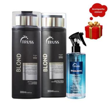 Imagem de Truss Blond Shampoo e Condicionador 300ml + Frizz Zero 260ml