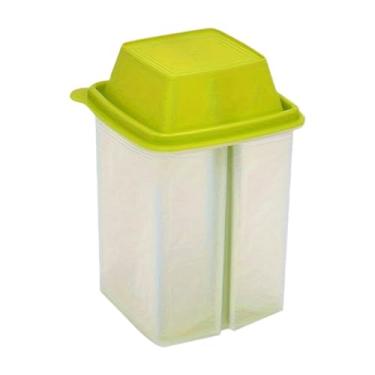 Imagem de Ioensy Jarra de picles com filtro, separador de de um recipiente de jarra de picles grande e seco para picles para pecador, picles fatiados, endro, Verde