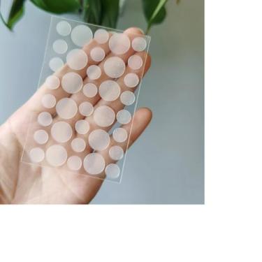 Imagem de 108 Adesivos para Espinha e Acnes Hidrocoloide Protege contra impurezas sem caixa