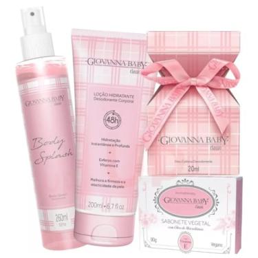 Imagem de Kit Giovanna Baby 4 Unidades, Body Splash, Deo Colônia, Loção Hidratante e Sabonete, (Classic)