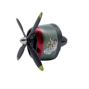 Imagem de Purificador de ar para carro P-47 Thunderbolt, clipe de ventilação, acessórios de carro para homens para desfrutar do prazer de dirigir, longa duração, eliminador de odores. Verde