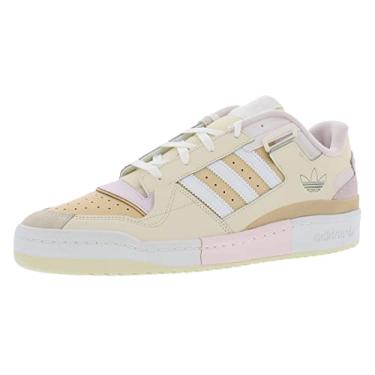 Imagem de adidas Tênis masculino Forum Low, Ecru Tint/Cloud White/Halo Âmbar Bege, 45