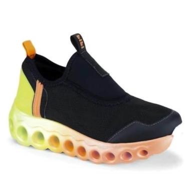 Imagem de Tênis Infantil Bibi Roller Sport Preto Amarelo Fluor Tamanho:36
