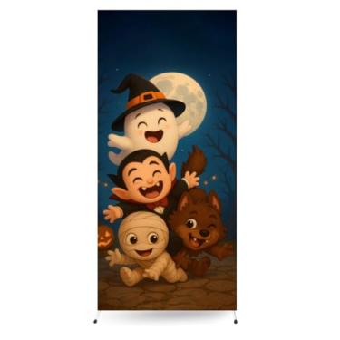 Imagem de Painel Romano Lateral 0,90mx 2,20m Halloween (PLHAL0029)