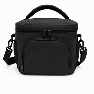 Imagem de Bolsa Térmica GuardLunch 7L 2 Compartimentos - Lancheira Marmiteira Pequena Impermeável, Mantém Quente/Frio, para Lanches Trabalho Faculdade