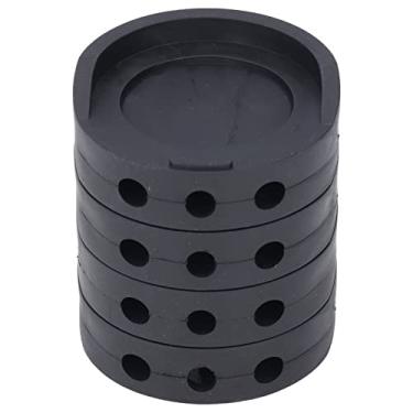 Imagem de Yunir Anti -vibração de Borracha Não Pastilhas de Deslizamento para Pernas de Móveis, Carregando Acessórios para Mobiliário de Tapetes de Perna para Utensílios Domésticos, Travamento de Máquina de Lavar 4pcs para Em Casa, Tpu de