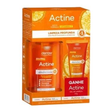 Imagem de Actine Kit Gel de Limpeza Facial Vit C 140g + 40g - Darrow