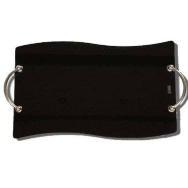 Imagem de Bandeja Vidro Letícia Preto 53 X 33 Cm 8720