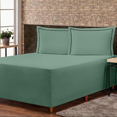 Imagem de Jogo de Lençol Conjugado para Cama Box CASAL Versatile com Fronhas 03 