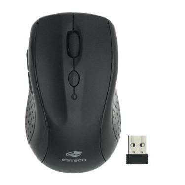 Imagem de Mouse Wireless Dual Mode 2.4Ghz E Bluetooth M-Bt12Bk Preto - C3 -tech