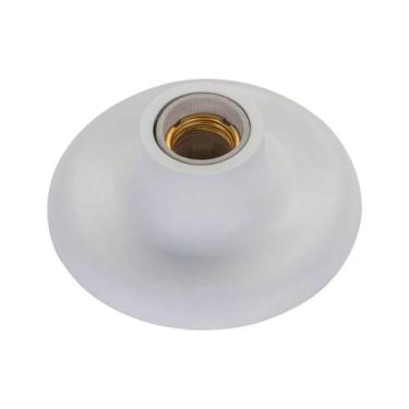 Imagem de Plafon Simples Suporte Lâmpadas Bocal Cerâmico E27 - foxlux