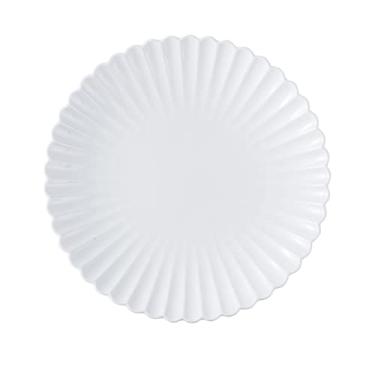 Imagem de SUNESA Prato de serviço Pratos de jantar brancos de 8/25.4 cm Utensílios de mesa de cerâmica criativos pratos de bife ocidentais tigela de salada cozinha porcelana pratos de servir pratos (cor: prato