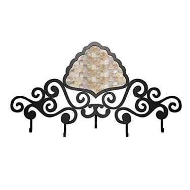 Imagem de URGDWEKJY Cabideiro montado na parede cabideiro cabide de parede doméstico cabide de parede para banheiro toalheiro de metal quarto sala de estar corredor decoração pingente cabide de corredor cabide