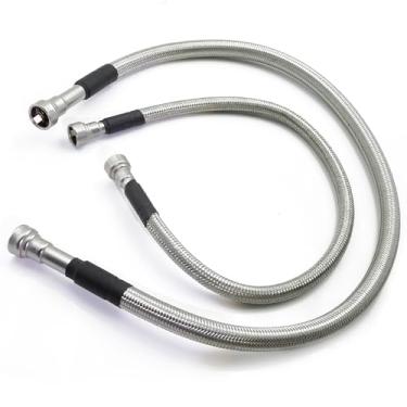 Imagem de ASTROSYNC Mangueiras de tanque de combustível para Chevrolet Silverado GMC Sierra 2500HD/3500HD 6.6L Duramax Turbo Diesel V8, tubo de tanque de combustível de caminhão substitui 15167372 15077513 par