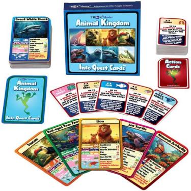 Imagem de Jogo educativo THINK2MASTER Animal Trading Card Age 6+