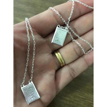 Imagem de Escapulario De Prata 925 70 Cm Medalha 10x14 Mm - Lojas La&Ny, 70, Pra