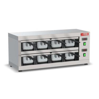 Imagem de Conservador de Proteínas 8 Cubas Abertura Frente e Fundo 220V - RED Ch