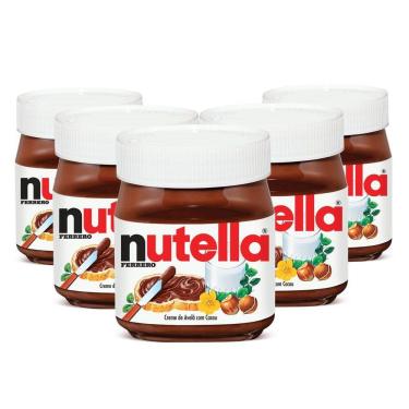 Imagem de Creme De Avelã, 5 Potes De 350G Nutella