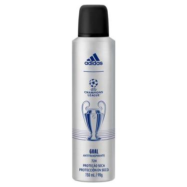 Imagem de Desodorante Adidas Goal Champions League Aerosol 72h Proteção Seca Ant