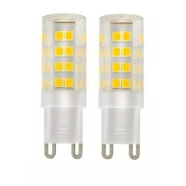 Imagem de Kit 2 Lâmpadas Halopin G9 Led 5W 3000K ou 6000K - Genérica, Branco Que