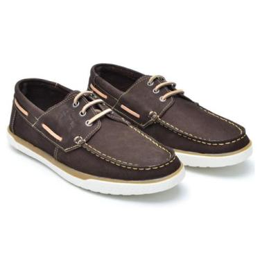 Imagem de Sapato Dockside Masculino Casual Couro Confortável e Estiloso - Donna 