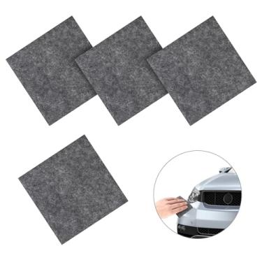 Imagem de 4 peças nano pano, 10 x 10 cm removedor de arranhões de carro multiuso pano de limpeza para apagar arranhões de carro pano brilhante para reparar facilmente veículos resíduos de tinta manchas de água