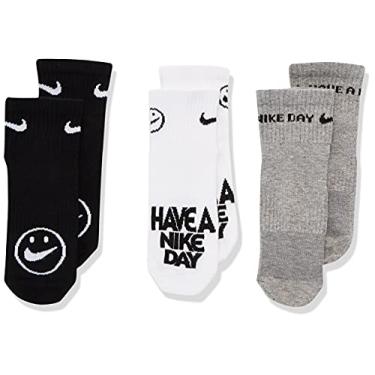 Imagem de Nike Pacote com 3 pares de meias leves para uso di rio, Multicor, P