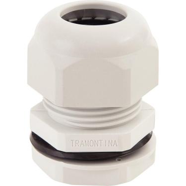 Imagem de Conector Prensa-cabo 1.1-4 Polegada Tramontina Termoplástico Cinza Bucha Tramontina