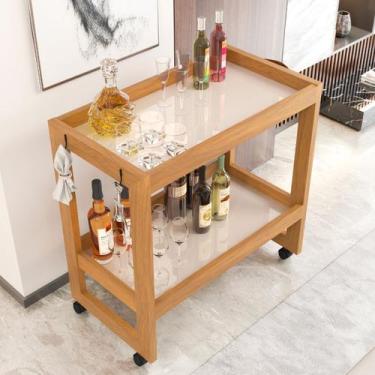 Imagem de Carrinho Apoio Orfeu Pérola/ Preto - Drop de Casa