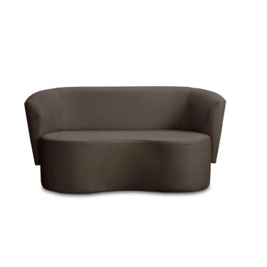 Imagem de Sofá Orgânico Curvo Living 2 Lugares 160 Star Confort Cacau