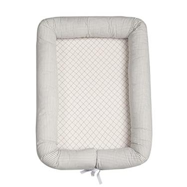 Imagem de Ninho Redutor de Berço C/Travesseiro Papi Friends 70cm X 50cm X 14cm para Bebê Contém 02 Peças