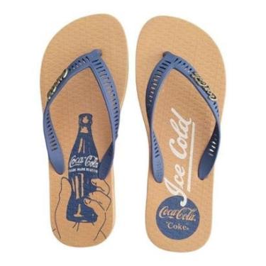 Imagem de Chinelo Coca-Cola Shoes Bottle Cold Masculino Adulto Ref. CC4701-Masculino