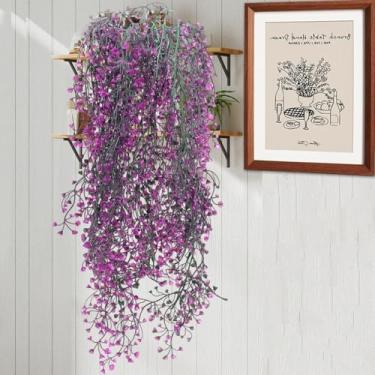 Imagem de 1 peça de plantas artificiais de 80 cm, folhas de videira, para decoração de quarto de casa, jardim, casamento, decoração ao ar livre, planta falsa (combo vermelho)