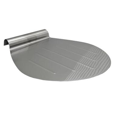 Imagem de Espátula Salva Bolo Confeiteiro Placa de Aço Inox 28x26cm