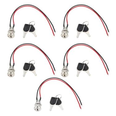 Imagem de Create idea 5 peças 12 mm DC 24 V interruptor pré-fio com trava de trava para scooters movidos a gasolina Go-Karts