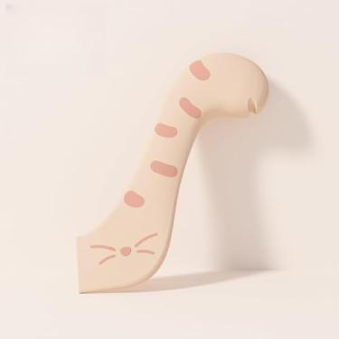 Imagem de 1 conjunto de abridor de latas sem BPA com tampa e colher, adequado para latas redondas e alimentos para animais de estimação (rosa)