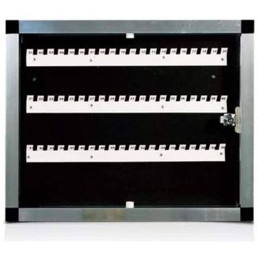 Imagem de Claviculário De Chaves Em Alumínio Porta Acrílico 40 Chaves