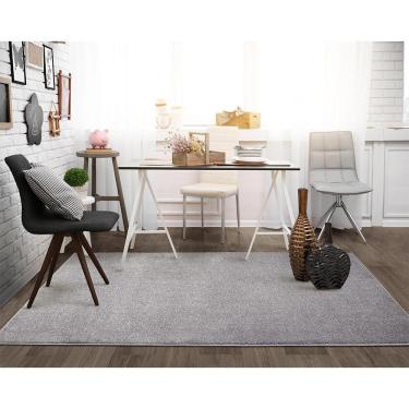 Imagem de Tapete Ecletik Cinza Claro 150x200cm Tapetes São Carlos