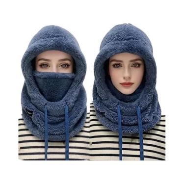 Imagem de Balaclava Térmica De Inverno À Prova De Vento, Cobertura Facial Em Fle