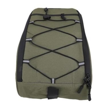 Imagem de POENVFPO Bolsa para Rack de Bicicleta 8L Bolsa para Assento de Bicicleta Traseira à Prova d'água Com Abertura Ampla, Armazenamento de Equipamentos de Ciclismo Em Tecido Oxford para Bomba de (8L)