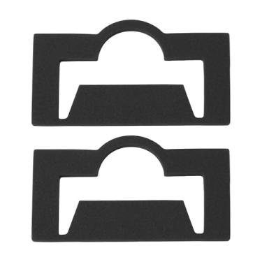 Imagem de eMagTech 2 peças de vedação de bloqueio de porta traseira 191827594 compatível com VW compatível com Golf MK 2 1983–1992 borracha à prova de intempéries