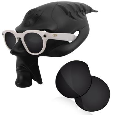 Imagem de RockShell Lentes polarizadas de substituição para óculos de sol inteligentes Oakley Meta HSTN OW8002 51 mm, Jet Black - Geekpolar, One Size