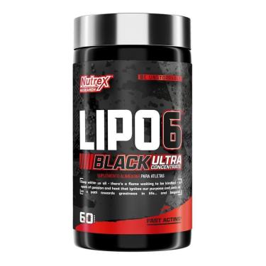 Imagem de Termogênico Lipo-6 Black Ultra Concentrado 60 Cáps Lipo  - Nutrex Research-Unissex