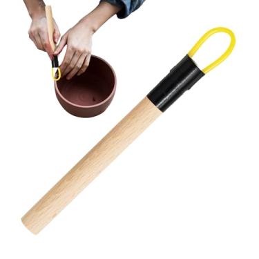 Imagem de Ferramentas de escultura em argila, ferramentas de escultura de cerâmica com cabo de madeira | Materiais de modelagem de argila, raspador de escultura para projetos escolares de arte de estúdio de