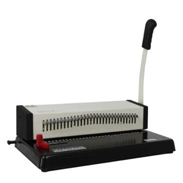 Imagem de Máquina de encadernação, máquina de encadernação de livros, máquina de encadernação de fio H3018 Máquina de encadernação de anel A4 Máquina de perfuração manual de 30 furos Capacidade de perfuração de