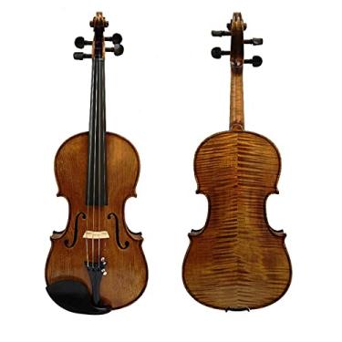 Imagem de Verniz de óleo feito à mão para violino + estojo de espuma de arco de fibra de carbono violão descanso de ombro cordas violino violoncelo kit (cor: 3/4)