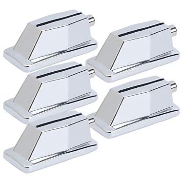 Imagem de Matybobe 5 peças de reposição de tarola para baixo cromado acessórios para tocadores de bateria