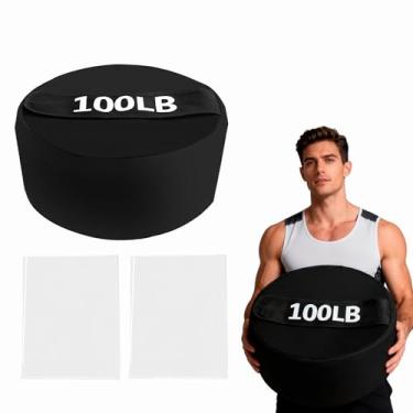 Imagem de Gainspra Saco de areia ajustável para treinamento com pesos: sacos de areia resistentes de 45 kg para fitness e treino, academia e equipamentos de exercícios domésticos para homens ou mulheres (areia